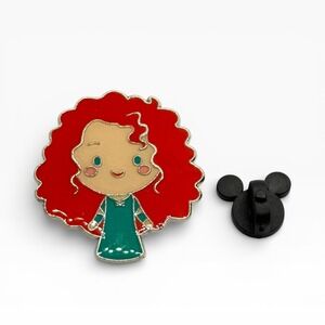 Disney Hidden Mickey Princess Merida Chibi Enamel Pin Brave